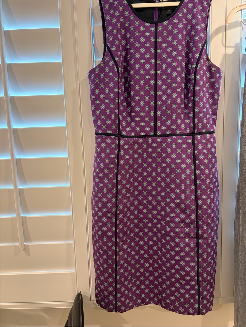 J.Crew Sheath Dress in Foulard Print